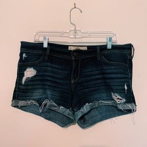 Basic Medium Wash Denim Shorts